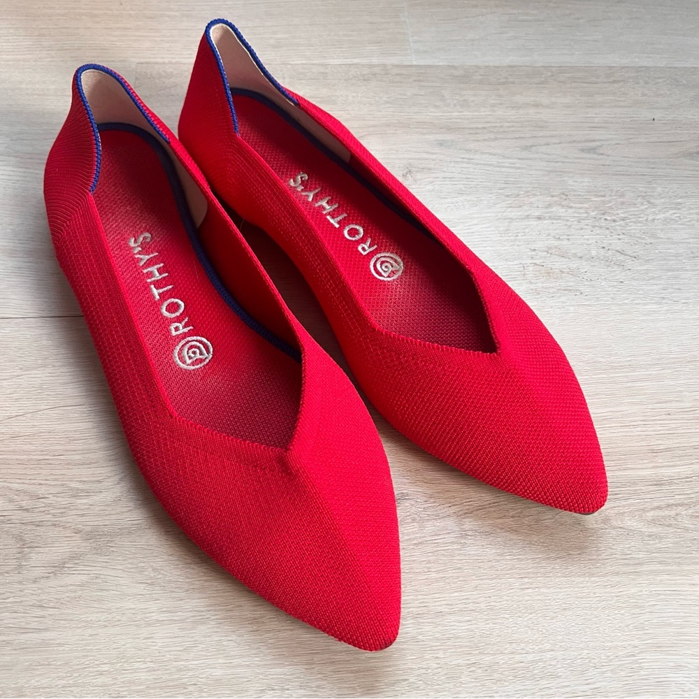 Rothy's Women's Red Flats